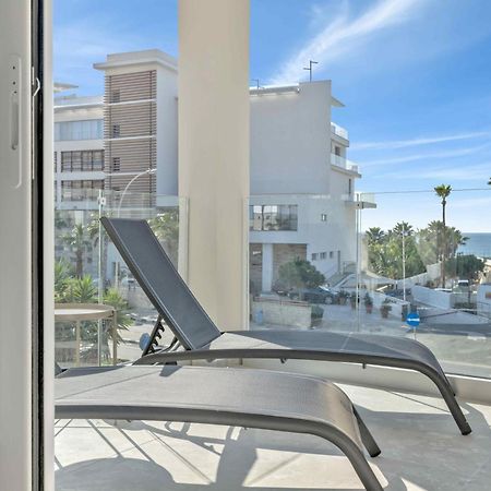 Phaedrus Living: Seaview Luxury Flat Limnaria 150 Apartment Paphos Luaran gambar